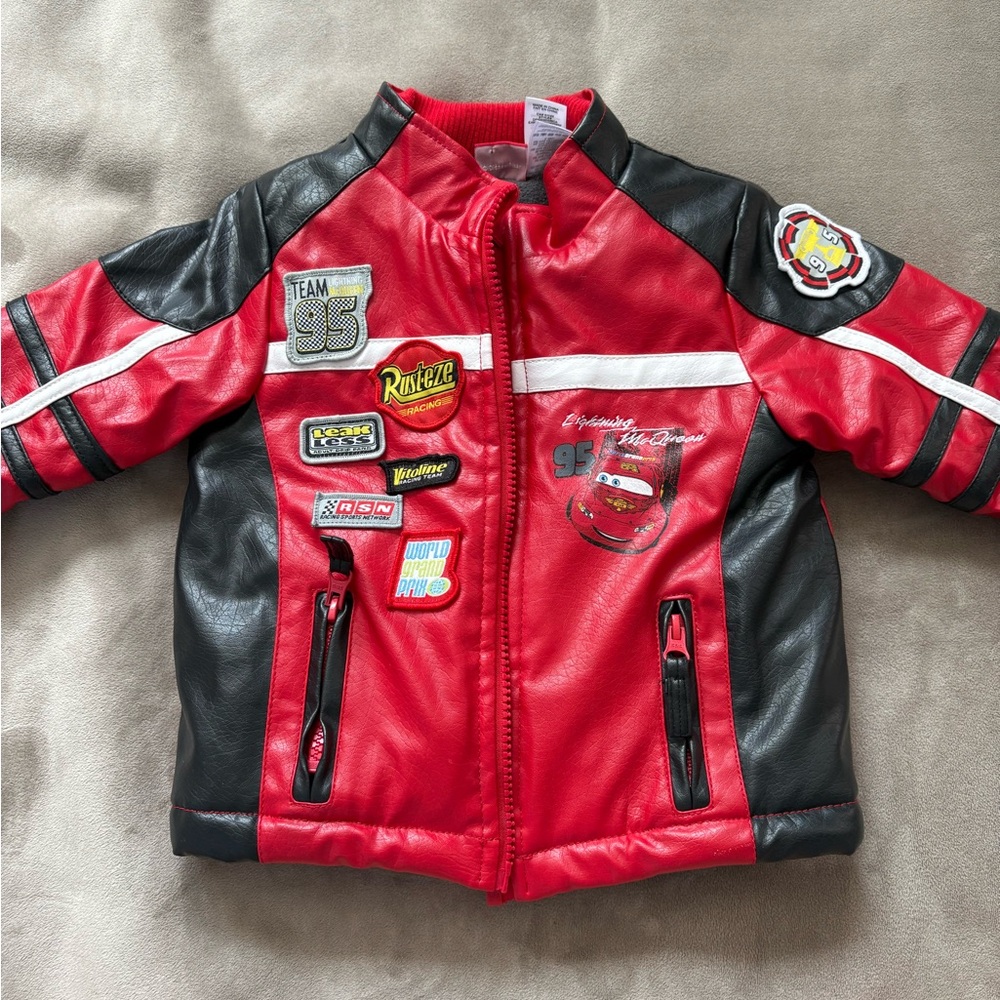 Disney Red and Black Racing Jacket for Cars Enthusiasts